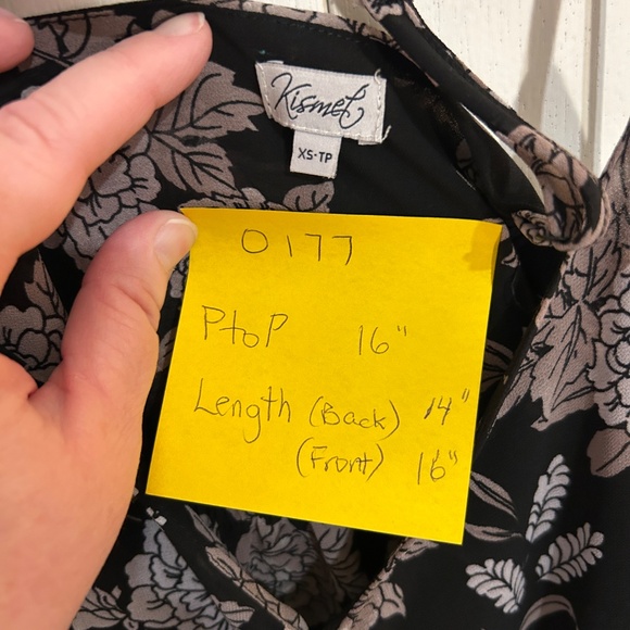 Kismet Size XS Floral Print Camisole - Picture 9 of 11